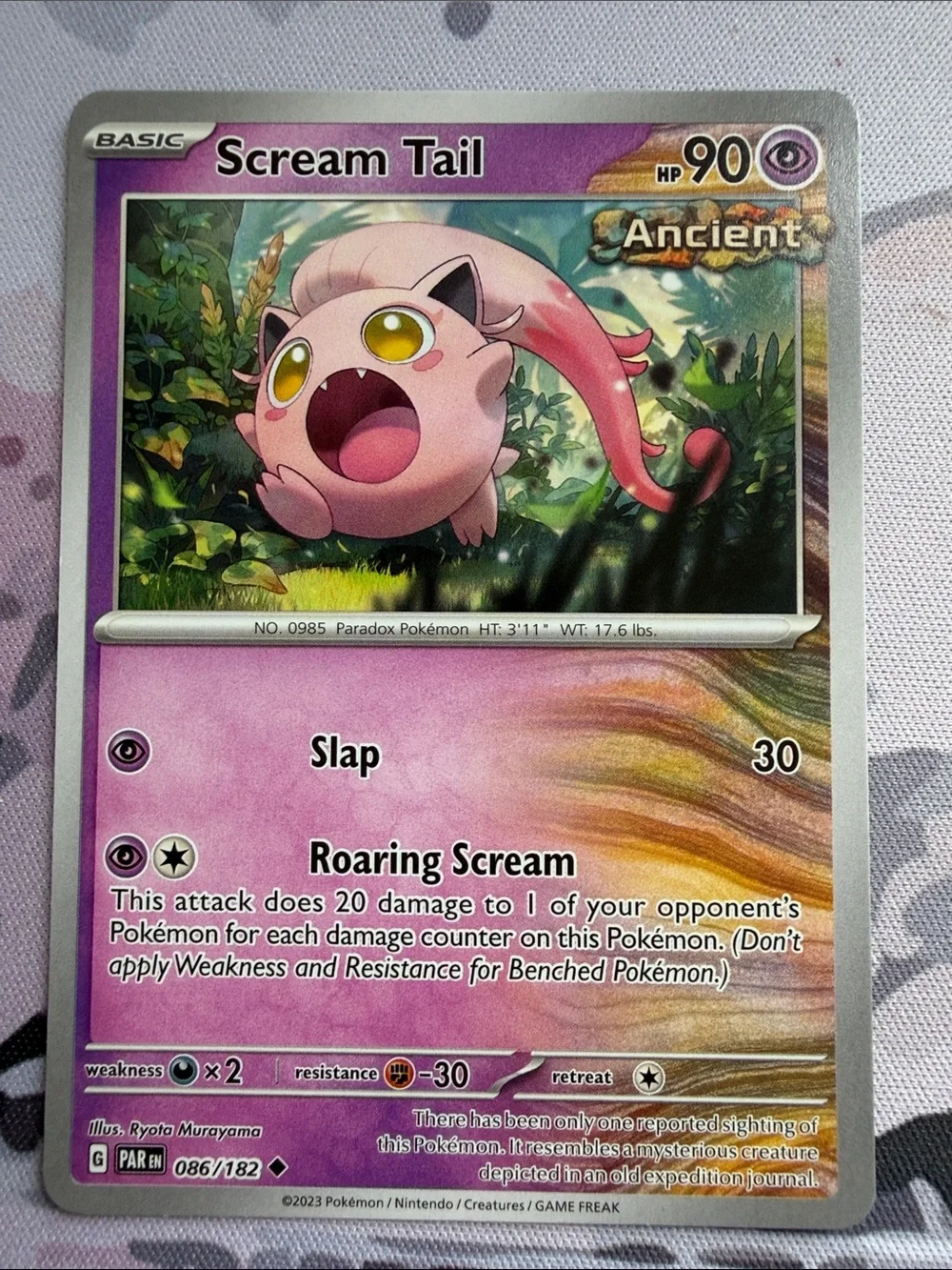 ⏳ Ancient & Future Pokémon Card Lot | Iron Valiant Flutter Mane ✨5/$25✨